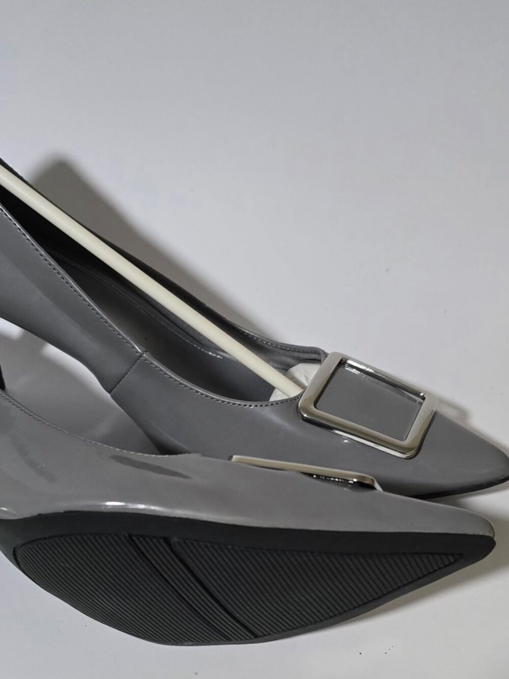 Gray size 11 Patent leather  Pumps (New)